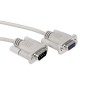 Roline Rs232 Cable, Db9 M - F 3 M